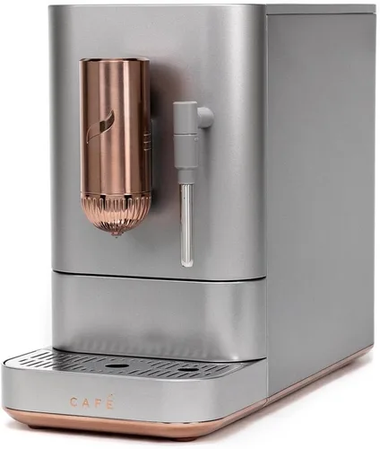 Vista 8 de Café Affetto - Máquina automática de café expreso + espumador de leche, molinillo de granos espresso integrado y ajustable, preparación de un solo