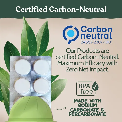 Vista 4 de Kit de Limpieza Roobi Compatible con Nespresso Vertuoline. Incluye 1 Cápsula Reutilizable y 12 Tabletas de Limpieza. Kit Limpiador Vertuoline Neutro