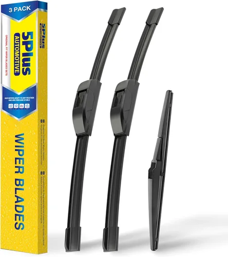 Vista 15 de 5 PLUS Limpiaparabrisas de repuesto para Jeep Wrangler JK 2008-2018, Jeep Wrangler 2007-2017 Premium para todo tipo de clima, limpiaparabrisas