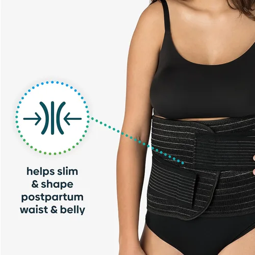 Vista 4 de Shrinkx Belly faja para vientre después del embarazo S M Gris carbón