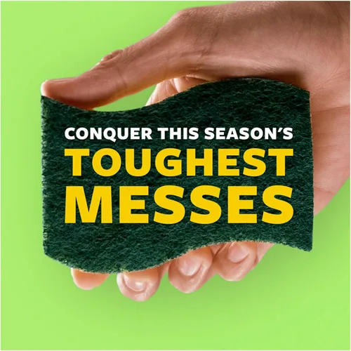 Vista 5 de Scotch-Brite - Esponjas para limpiar cocina y hogar, esponjas resistentes seguras para utensilios de cocina sin recubrimiento, 36 esponjas