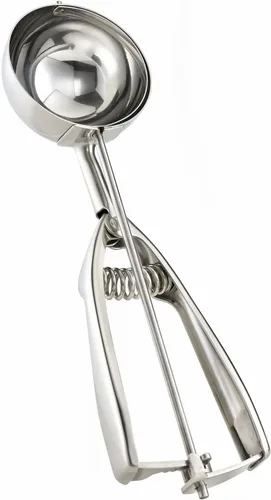 Cuchara Grande de Acero Inoxidable para Muffins, Dispensador de Masa para Cupcakes, Cuchara Grande para Masa de Helado, Cupcakes y Muffins, Acero