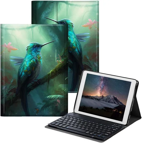 Vista 21 de Funda para Samsung Galaxy Tab S6 Lite 2022/2020 con teclado inalámbrico desmontable y soporte ajustable para proteger la tableta para Samsung Galaxy