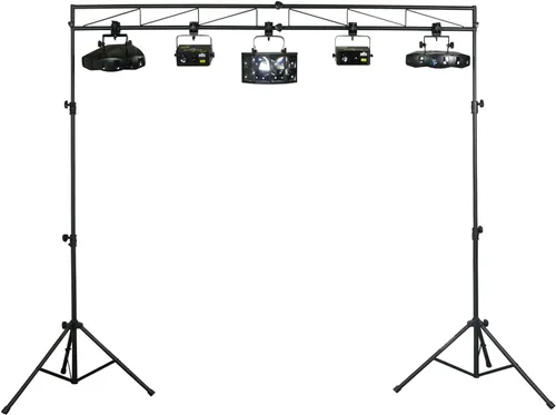 Vista 2 de Sistema de braguero portátil de 8 pies de ancho negro