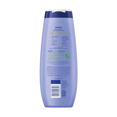 Vista 14 de NIVEA - Gel de ducha con manteca de karité nutritivo e hidratante para piel seca, botella de 20 onzas líquidas