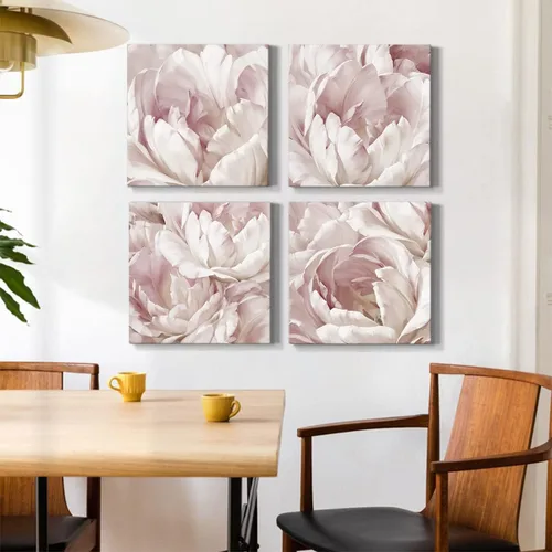 Vista 66 de Wexford Home Colección de primavera de jardín de campo francés, colección de primavera, juego de 4 paneles para decoración de pared de oficina