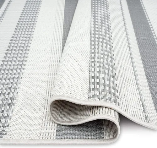 Vista 7 de Home Dynamix Tripoli Mateo - Alfombra geométrica color gris/crema, rectangular de 5 pies 3 pulgadas x 7 pies 3 pulgadas