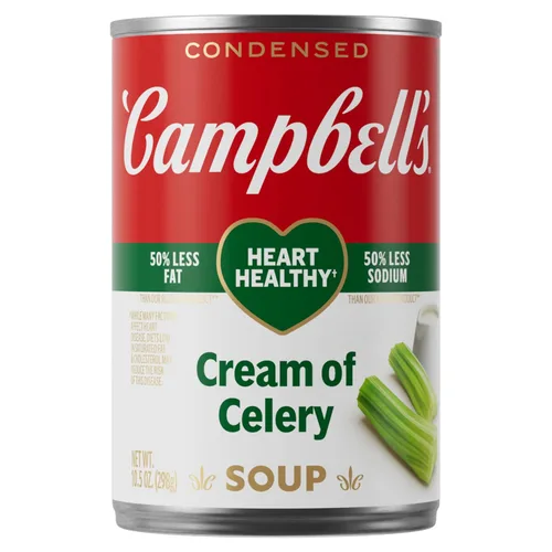 Vista 15 de Sopa Campbell's Condensada Crema de Apio 98% Libre de Grasa, Lata de 10.5 Onzas