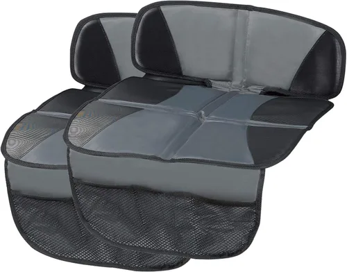 Vista 10 de Kaiphy Protector de asiento de automóvil, tapete de protección de asiento, acolchado grueso, duradero, tela impermeable, esquinas reforzadas