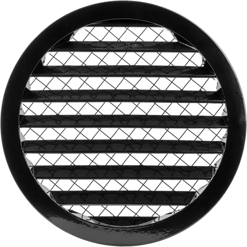 Vista 12 de Cubierta para salida de ventilación – Ventilación redonda de Soffit – Rejilla de ventilación – Cubierta de rejilla – Malla mosquitera integrada