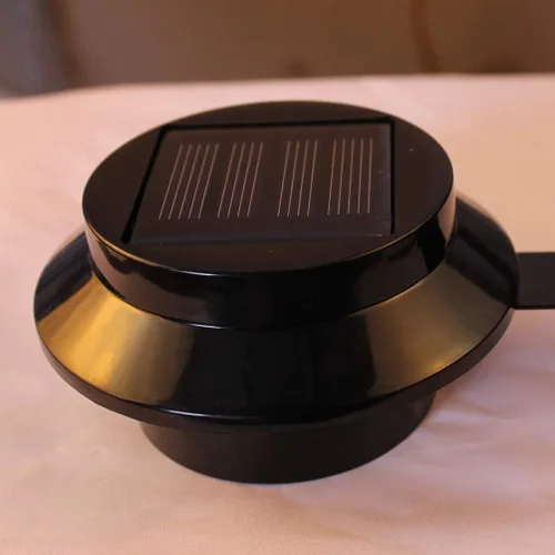 Vista 9 de Uonlytech Luces solares LED, 2 luces solares para exteriores, luz solar para valla, luces negras para terraza, aleros, para jardín, valla, puertas