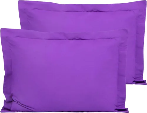 Vista 40 de FLXXIE Juego de 2 fundas de almohada estándar de microfibra, resistentes a la decoloración, a las arrugas y al encogimiento, fundas de almohada