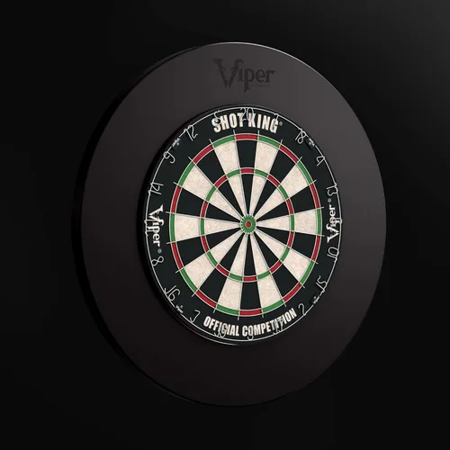 Vista 8 de Viper by GLD Products Guardian Dartboard Surround Sisal/Bristle - Protector de pared de diana con punta de acero