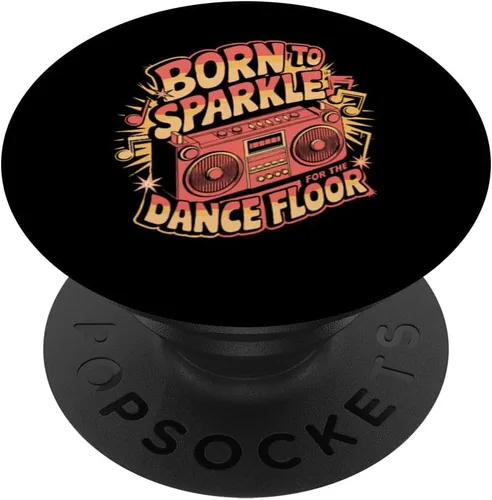 PopGrip adhesivo retro de los años 70 con diseño de disco Groovy Soul Music