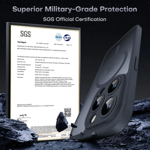 Vista 17 de TOCOL Funda para iPhone 11, compatible con Magsafe, protección completa de cámara, imanes integrados, protección contra caídas, funda translúcida