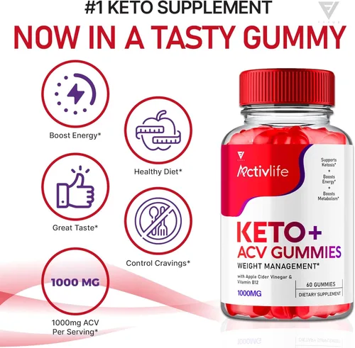 Vista 7 de Activelife Keto ACV Gomitas Active Life Keto ACV Gummies Advanced Weight Loss Activlife, Activ Life Keto+ Suplemento vitamínico de vinagre de sidra
