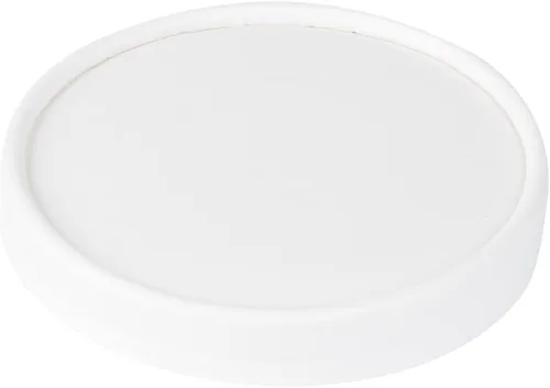 Vista 5 de Restaurantware-LIDS ONLY: Coppetta Lid For Ice Cream Cup,No-Leak Lid For Treat Cups - Cups Sold Separately, For Hot And Cold Foods, Kraft Paper Lids