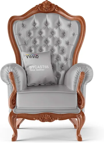 Vista 6 de VViViD Tela de vinilo marina plateada resistente a la intemperie con acabado de piel sintética (50 pies x 54 pulgadas)