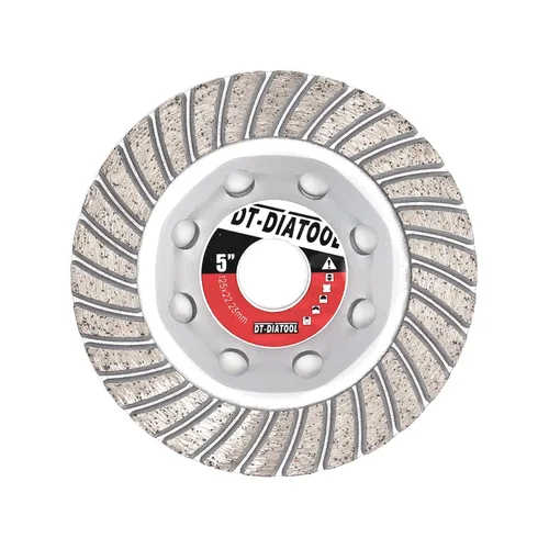 Vista 8 de DT-DIATOOL Muela abrasiva de diamante de 4 pulgadas para hormigón de mampostería de piedra dura Premium sinterizado de diamante Turbo segmentado