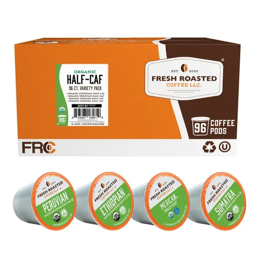 Vista 78 de Fresh Roasted Coffee, Blackbeard's Revenge, tueste medio, 24 cápsulas para cafeteras K-Cup