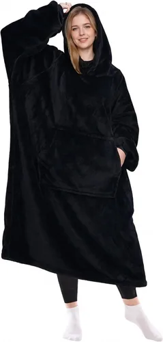 KPBLIS Manta Ponible con Capucha Regalos para Mujeres y Hombres, Acogedoras Mantas con Capucha Sudadera Regalos de Navidad y Cumpleaños para Mujeres