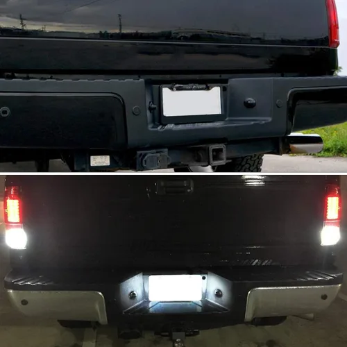 Vista 7 de RUXIFEY - Lámpara LED para placa de matrícula, compatible con Ford F150, F250, F350, Super Duty Ranger Explorer, Bronco Excursion, Expedition