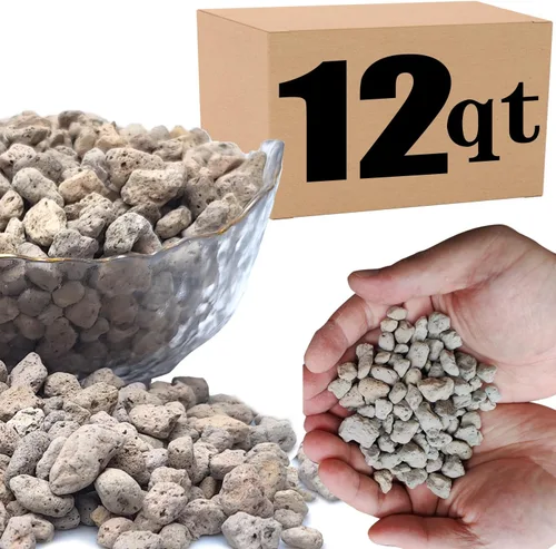Vista 15 de Piedra pómez hortícola para plantas tamizada profesional (8 cuartos de galón, 1/2 pulgada)