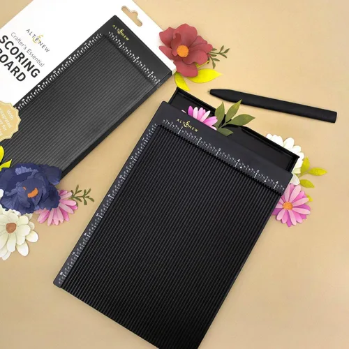 Vista 4 de Altenew Crafters - Tabla de puntuación esencial para manualidades, herramienta de puntuación para tarjetas plegables, fabricante de sobres