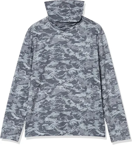 Vista 7 de Tienda Essentials Camisa de manga larga Performance Soft Tech con cuello redondo para hombre