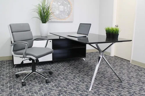 Vista 2 de Boss Office Products (BOSXK - Silla de oficina, color gris)