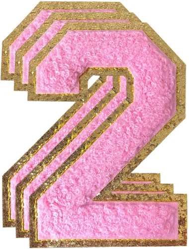 Vista 203 de 3 parches de letras de felpilla negra, parches de letras termo-adhesivas de 4-1/2", parches universitarios para ropa, S