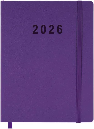 Vista 9 de 26-27 Academic Planner - Weekly and Monthly Planner, Jul 2026 - Jun 2027, Holidays, Contacts and Notes Pages, Vegan Leather Cover, Elastic Closure