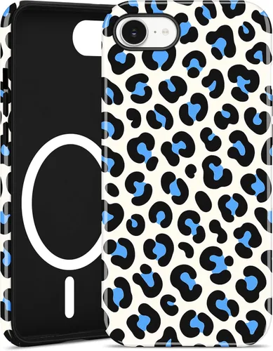 Vista 66 de Jusy Compatible with MagSafe Brown Tortoise Shell Print Phone Case for iPhone 7/8/SE, Amber Trendy Luxury Magnetic Soft TPU and Hard PC Protective