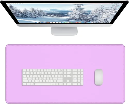 Vista 164 de Dapesuom Alfombrilla grande para mouse, alfombrilla de mouse para juegos extendida con bordes cosidos, alfombrillas de escritorio de tamaño completo