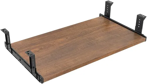 Vista 8 de FRMSAET Accesorios para Muebles Productos de Oficina Conjuntos de Hardware 20/24/30 pulgadas Bandeja con Cajón para Teclado Soporte de Madera Bajo