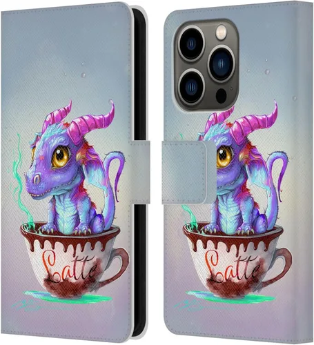Vista 248 de Head Case Designs Officially Licensed Ruth Thompson Boba Tea Cup O Dragons Leather Wallet Case Compatible with Apple iPhone 7 Plus / 8 Plus