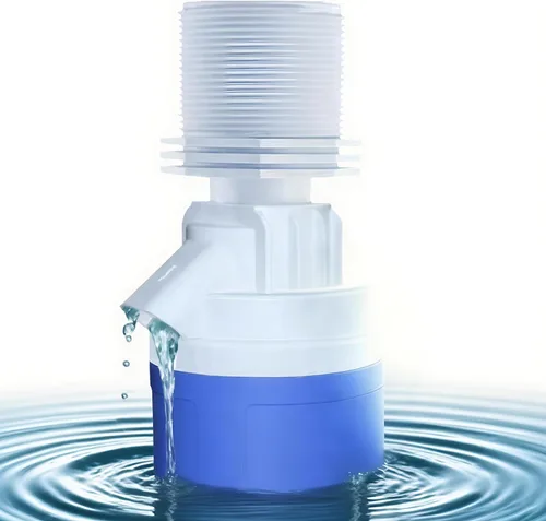 Vista 8 de Válvula de flotador de agua automática roscada NPT de 1 pulgada, válvula de control automático de nivel de agua de PVC resistente para canal de agua