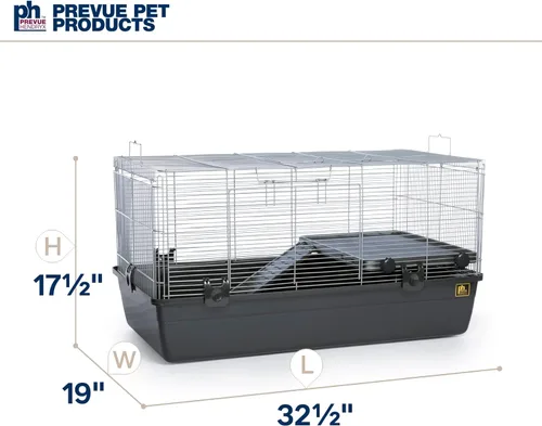 Vista 6 de Prevue Pet Products 528 Hogar Universal para Mascotas Pequeñas, Gris Oscuro