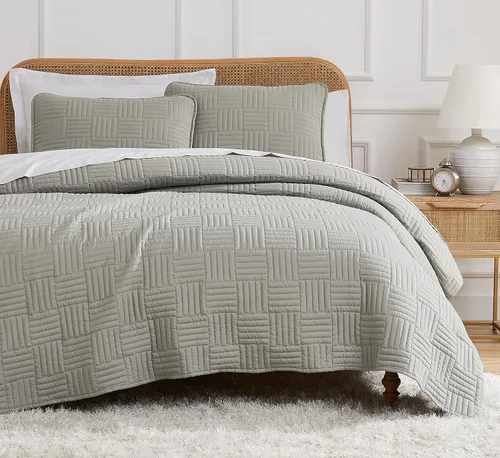 Vista 28 de Southshore Fine Living, Inc. - Juego de ropa de cama de gran tamaño, edredón de tamaño extra grande con fundas de almohada a juego
