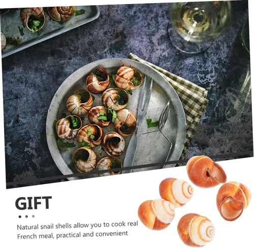 Vista 9 de WOONEKY 10 unidades de caracol natural para hornear aislamiento térmico caracol para restaurantes y cocina casera y para horno, microondas