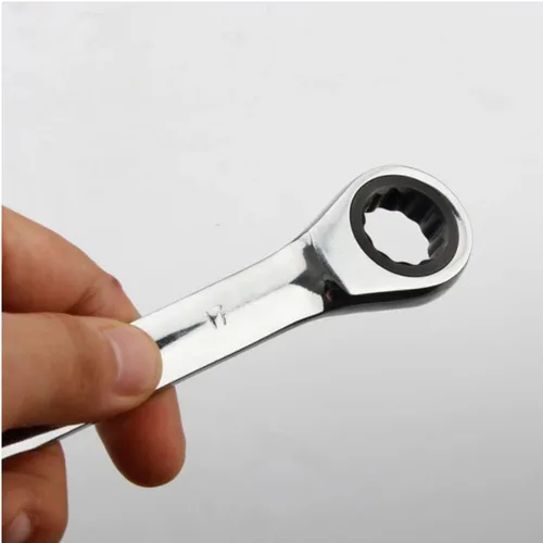 Vista 5 de Utoolmart Llave de trinquete, 0.315 in x 0.354 in extremo de caja doble métrica 1 unidad