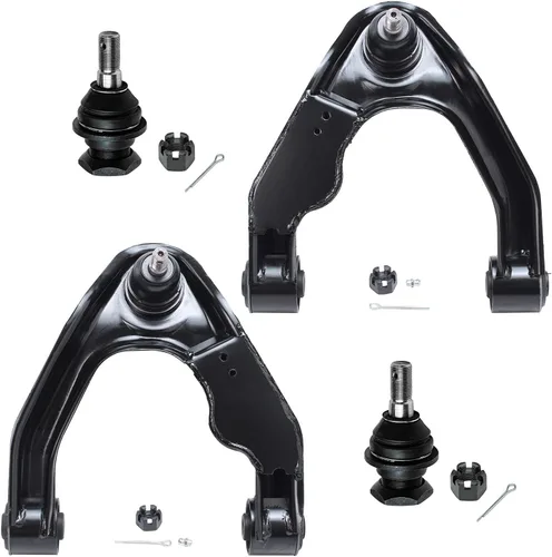 Vista 156 de Detroit Axle - Kit de 4 brazos de control de extremo delantero para Dodge Dart 13-16, Chrysler 200 15-17, 2 brazos de control inferiores, 2 extremos