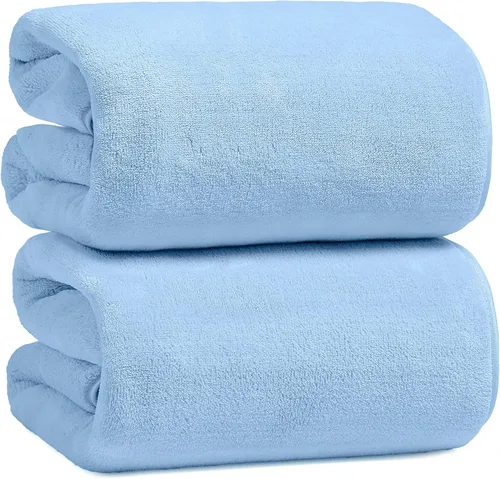 Vista 12 de MYFYL Juego de toallas de baño de alta calidad, secado rápido, toallas de microfibra de terciopelo coral altamente absorbentes, multiusos