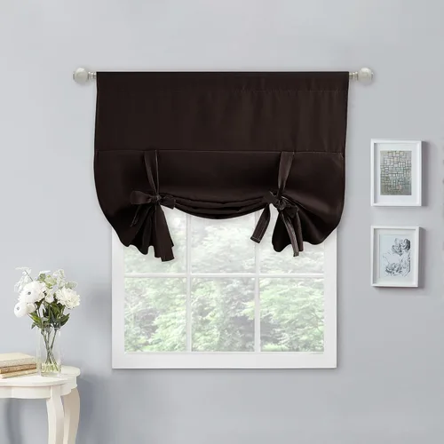 Vista 108 de NICETOWN Cortina Opaca con Aislamiento Térmico – Persiana Enrollable para Ventana de Bebé para Dormitorio/Acción de Gracias