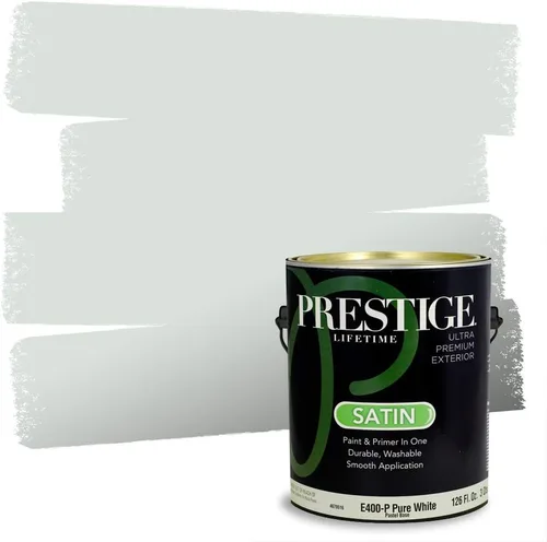 Vista 22 de PRESTIGE Paints - Pintura exterior e imprimación en uno, 1 galón, satinado, verde Bayou