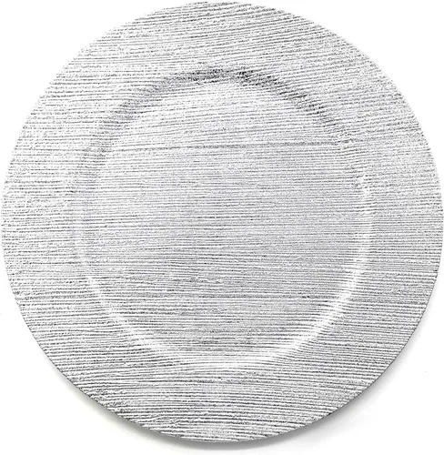 Vista 12 de allgala Paquete de 6 placas de carga redondas de plástico de alta calidad de 13 pulgadas, color verde arrecife, HD80335