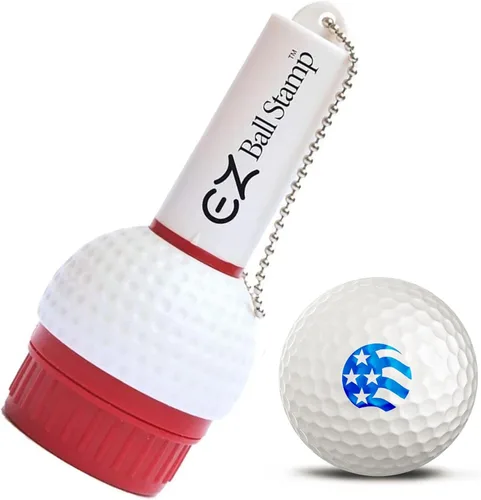 Vista 19 de Sello de Bola de Golf/Sello - Marcador de Tinta de Secado Ultra Rápido y Sin Manchas para Personalizar Tu Bola (Toro Rojo)