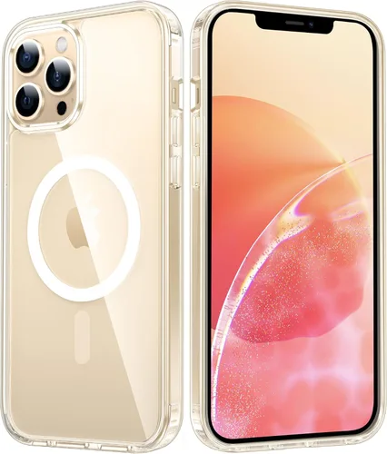 Vista 208 de FNTCASE para iPhone Air Case Clear: Fundas magnéticas para teléfono con protector de pantalla a prueba de caídas, compatibles con Magsafe, delgadas