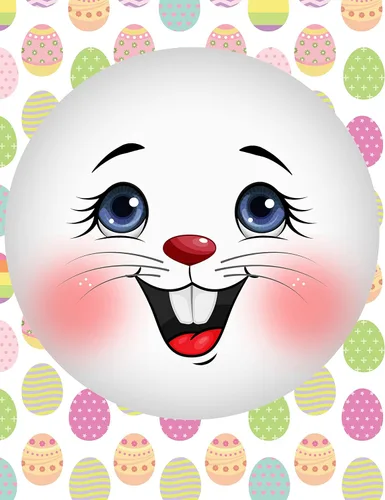 Bunny Sign, Bunny Face, Bunny Decor, Easter Decor, Easter Bunny Sign, Easter Bunny Face, Bunny Theme, Bunny Wreath Attachment, Easter Theme