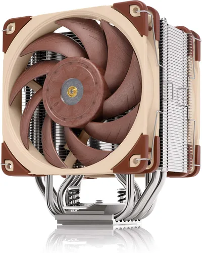 Noctua NH-U12A, Enfriador de CPU prémium con ventiladores NF-A12x25 PWM de alto rendimiento y silenciosos (120mm, marrón)